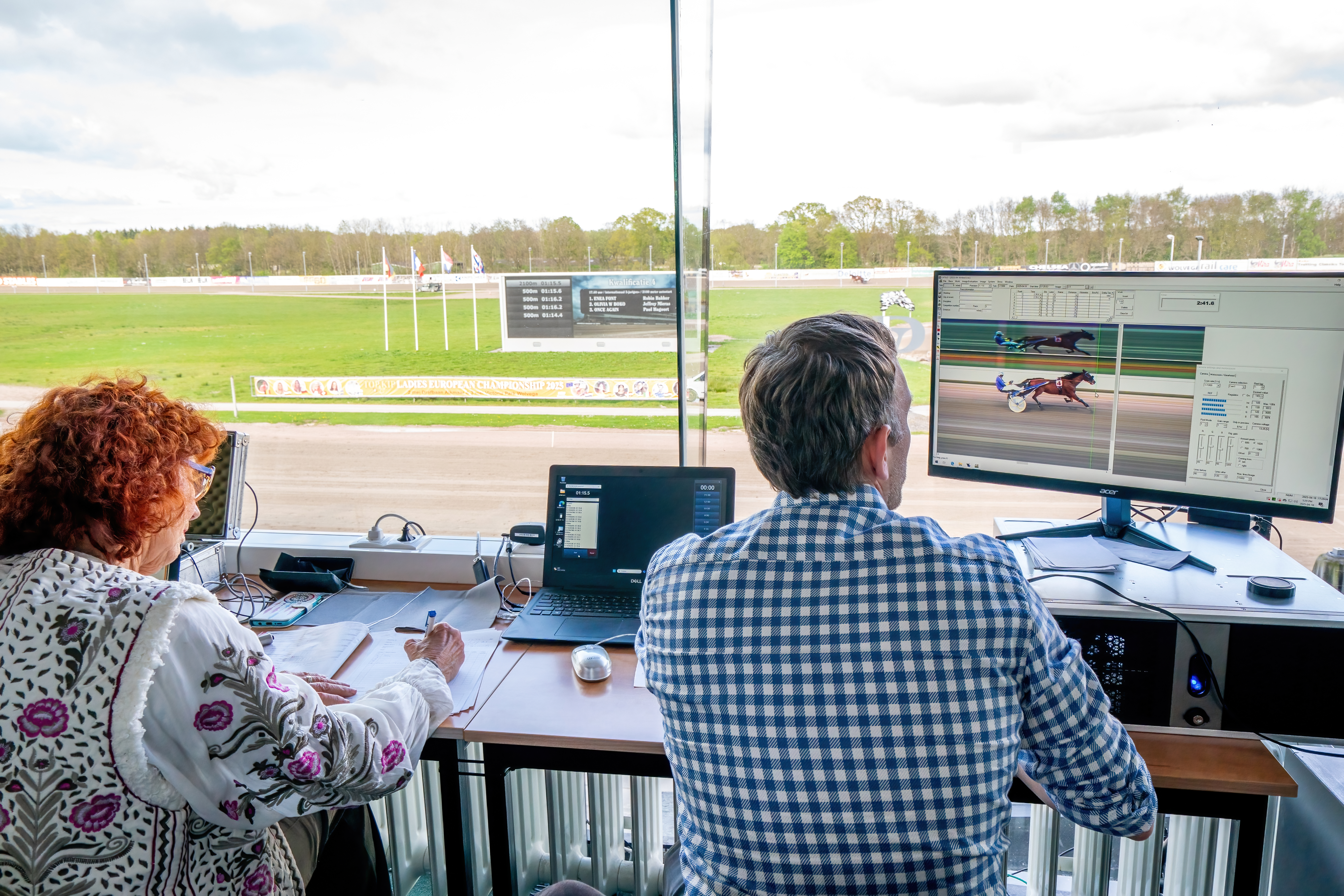 How is Timing Data used during a Horse Racing event?